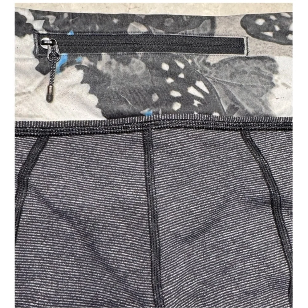 Lululemon PACE RIVAL CROP Leggings So Fly Butterfly